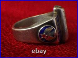 Extremely Rare WWII USAF (United States Air Force) Silver Vintage Military