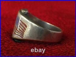 Extremely Rare WWII USAF (United States Air Force) Silver Vintage Military