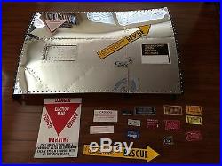 F104 Starfighter reproduction custom fuselage panel from polished aluminum USAF