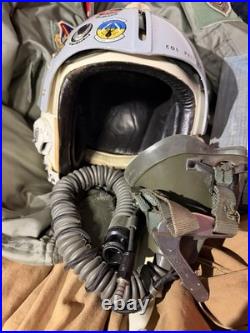 F-15 Eagle Helmet Worn by A Hero. CMDR of 405th TFW. Flew 191 Combat Missions