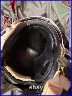 F-15 Eagle Helmet Worn by A Hero. CMDR of 405th TFW. Flew 191 Combat Missions