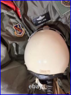 F-15 Eagle Helmet Worn by A Hero. CMDR of 405th TFW. Flew 191 Combat Missions