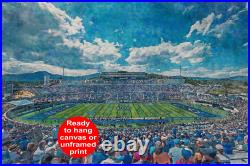Falcon Stadium, United States Air Force Academy, Football Stadium Print Canvas