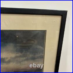 Fighter Jet Plane Framed Print of Painting United States Air Force USAF or Army