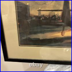 Fighter Jet Plane Framed Print of Painting United States Air Force USAF or Army