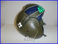 Fl-9 Vietnam era USAF Flight Helmet original unit 481 double visor 68 IR23T