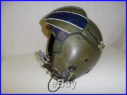 Fl-9 Vietnam era USAF Flight Helmet original unit 481 double visor 68 IR23T
