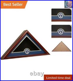Flag Display Case with Air Force Medallion Crafted from Quality Materials