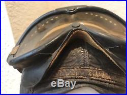 Flight Helmet / Goggles / Oxygen Mask 1943 US Army Air Force Made in USA STK302