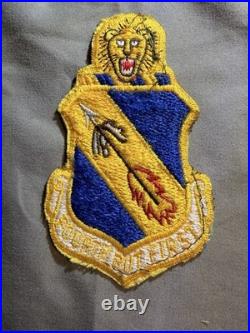 Fourth Air Force Patch Embroidered Insignia Yellow Blue Lion Design withProvedence