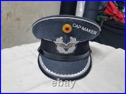 GERMAN BW AIR FORCE OFFICER VISOR CAP replica