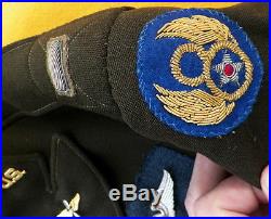 GREAT WWII BRIT MADE 8th 9th AIR FORCE RCAF & USAAF COMBAT NAVIGATORS JACKET