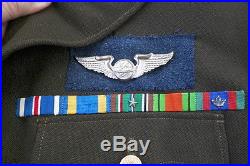 GREAT WWII BRIT MADE 8th 9th AIR FORCE RCAF & USAAF COMBAT NAVIGATORS JACKET