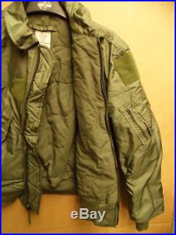 Gen. U. S Airforce Issue Cold Weather Flyers Jacket -cwu-45/p -size Large