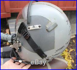 Gentex HGU-55/P USAF Air Force Flight Helmet Visor Oxygen Mask 60240 Sz. Large
