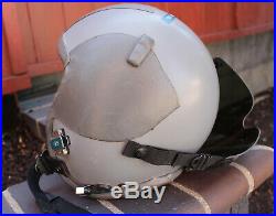 Gentex HGU-55 USAF Air Force Flight Helmet Oxygen Mask Visor Soft Case Sz. LARGE