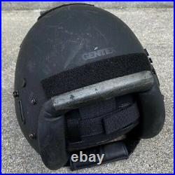 Gentex PM HALO Pilot Helmet Flight Helmet Surplus Midium Black Rare