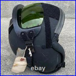 Gentex PM HALO Pilot Helmet Flight Helmet Surplus Midium Black Rare Japan