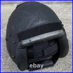 Gentex PM HALO Pilot Helmet Flight Helmet Surplus Midium Black Rare Japan