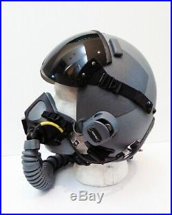 Gentex USAF Pilot's HGU-55/P Flight Helmet, MBU-20/P Oxygen Mask, Size Large