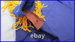 Genuine Military Issue USAF US Air Force Flag Embroidered Gold Fringe 3'x4 NOS