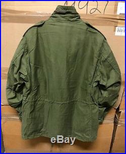 Genuine Usaf Late Vietnam M65 Field Jacket Og 1982 Ex Cond! Large Regular