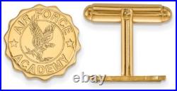 Gold Plated 925 Silver United States Air Force Academy Crest Cuff Links LogoArt