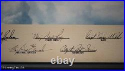 Great Vintage USAF Thunderbirds Signed Photograph Hand Inscribed & Framed