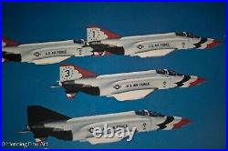 Great Vintage USAF Thunderbirds Signed Photograph Hand Inscribed & Framed