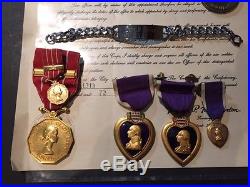 Group of Medal WW2 Vietnam USAF (Canada) Colonel Bruce Quinn. Named with photos