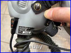 HGU-55/P Fighter Pilot Helmet, MBU-20/P Mask. Authentic. Size Small