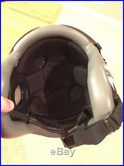 HGU-55 USAF Jet Pilot Flight Helmet size Large with Custom Graphics