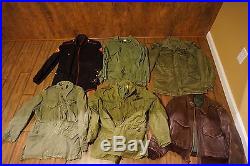 HUGE LOT about 100 Military Uniforms Jackets WWII Korea Vietnam USAF USN USMC