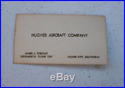 H-1 Hughes Aircraft Experimental Jet Test Pilot Flight H1 Helmet USAF Military