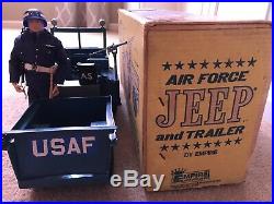 Hasbro 1964 GI Joe 1967 A. S Air Security & 1973 Empire Jeep Air Force USAF Boxed