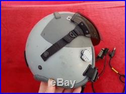 Helmet Pilots Flyers Flight Us Air Force Military Hgu-55/p Gentex Dark Visor +