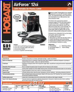 Hobart AirForce 12ci Plasma Cutter with Air Compressor (500564)
