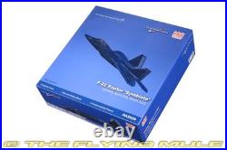 Hobby Master 172 F-22A Raptor USAF 422nd TES Symbiote Mirror Paint Finish