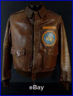 IDENTIFIED WWII 14th AIR FORCE, 308th BG PILOT'S A-2 FLIGHT JACKET GROUPING