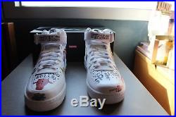 IN HAND Supreme Nike NBA Air Force 1 Mid White Size 9 Deadstock