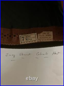 JAMES JIMMY STEWART Personal USAF Air Force Colonel Cap Hat WWII Provenance