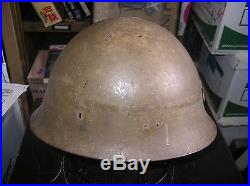 Japanese M90 Steel Helmet WW II Original brown finish US Army USMC USN USCG USAF