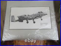 Joe Milich 316/1000 Limited Edition Framed Print US Air Force A 10 16 X 20 USAF