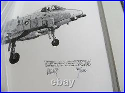 Joe Milich 316/1000 Limited Edition Framed Print US Air Force A 10 16 X 20 USAF