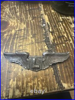 Korean War Theater Made Liasion Wings Full Size. USAF Pattern Shield