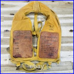 Korean War USAF Air Force 1951 Dated B-5 Pneumatic Life Preserver