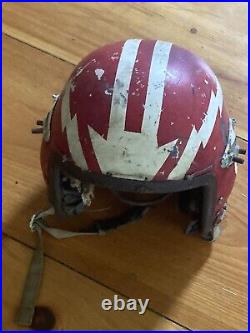 Korean War US Air Force P3 Flight Helmet Painted