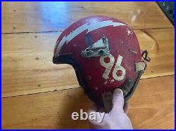 Korean War US Air Force P3 Flight Helmet Painted