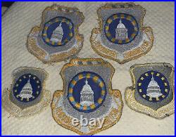 LOT OF 5 USAF Headquarters Command Patches Vintage
