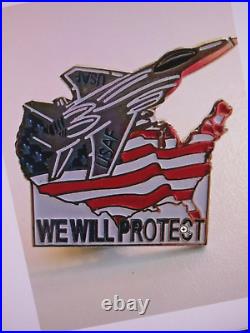 LOT of 50 WE WILL PROTECT US AIR FORCE F-15 FIGHTER JET USAF Lapel Pins LOT of 50 WE WILL PROTECT US AIR FORCE F-15 FIGHTER JET USAF Lapel Pins
